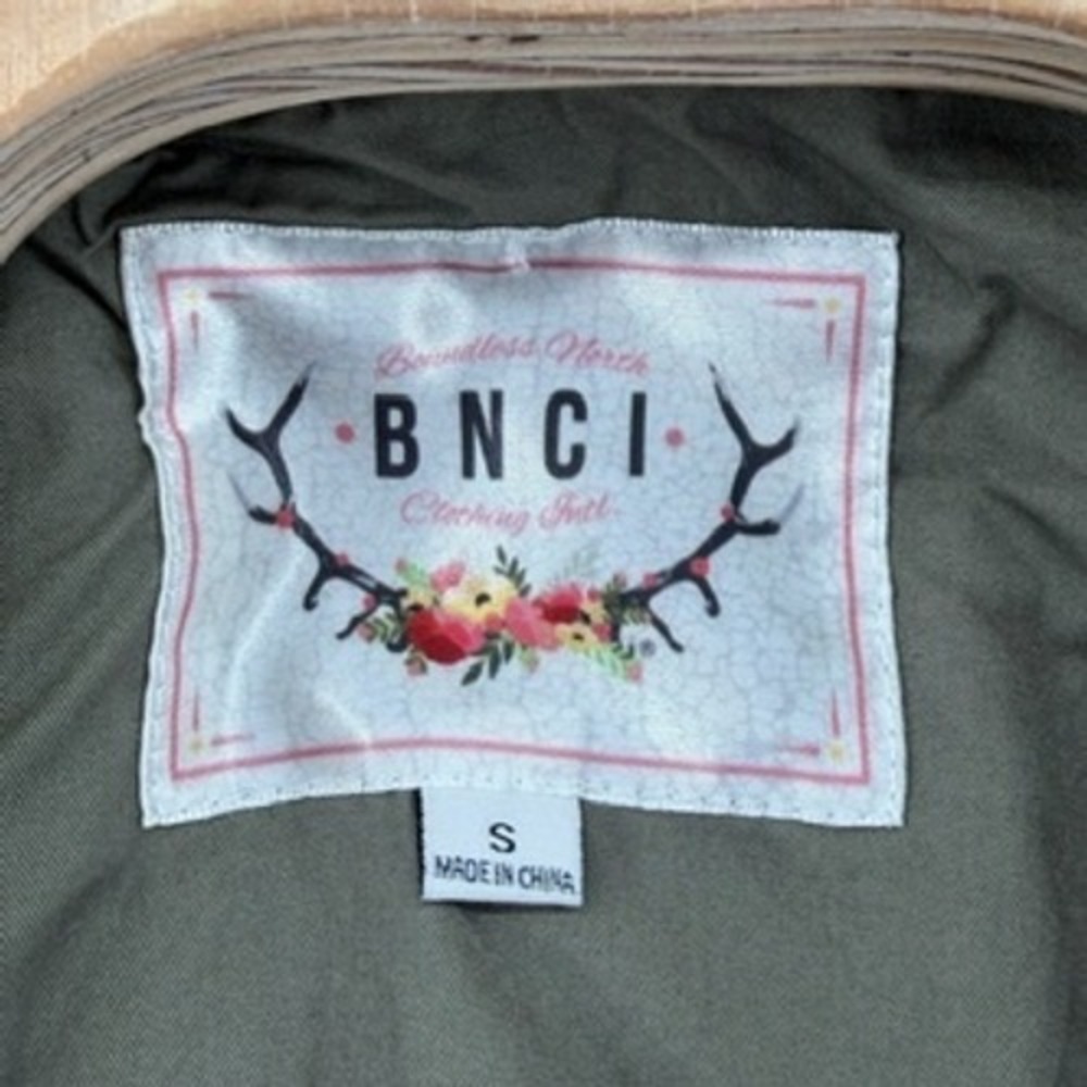 Boundless North BNCI Womens Olive Green Camo Utility Parka Jacket Small Floral - Picture 4 of 8